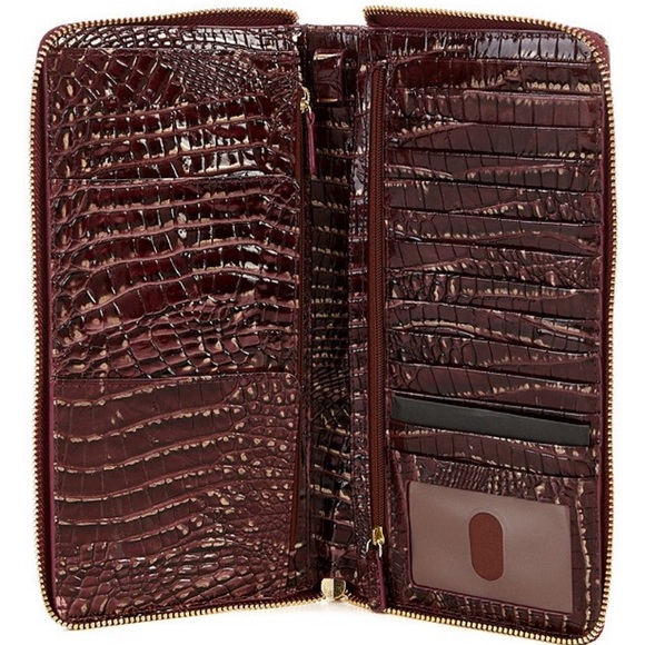 brahmin sunset ombre wallet